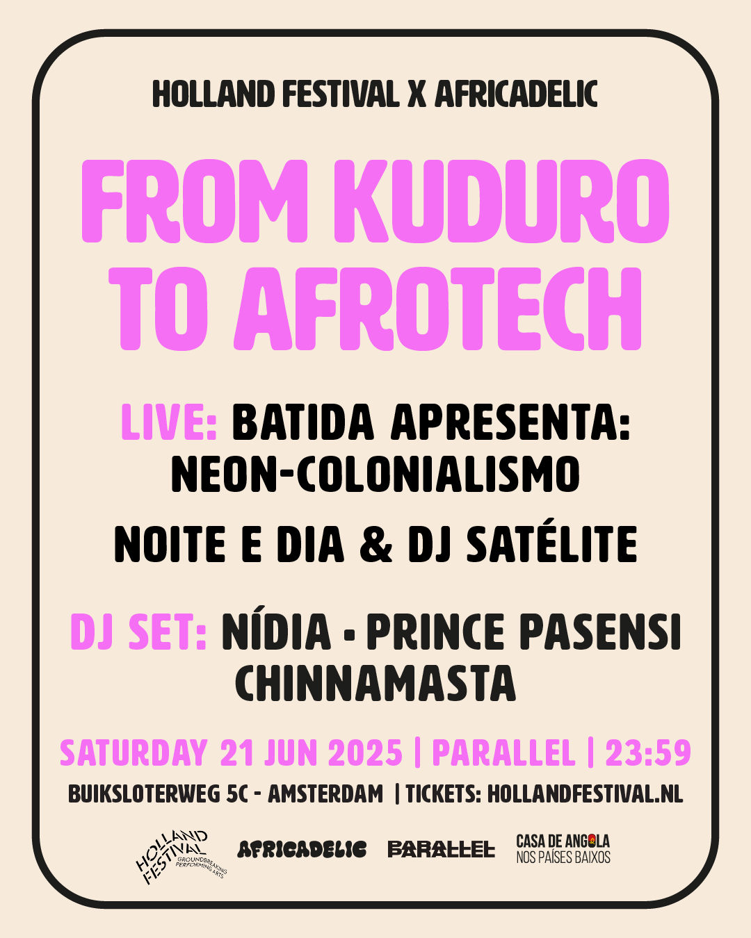 from kuduro to afrotech - africadelic 2025 - portrait